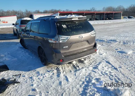 2020 Toyota Sienna Se Premium z USA, uszkodzony, nr VIN 5TDXZ3DC5LS075286